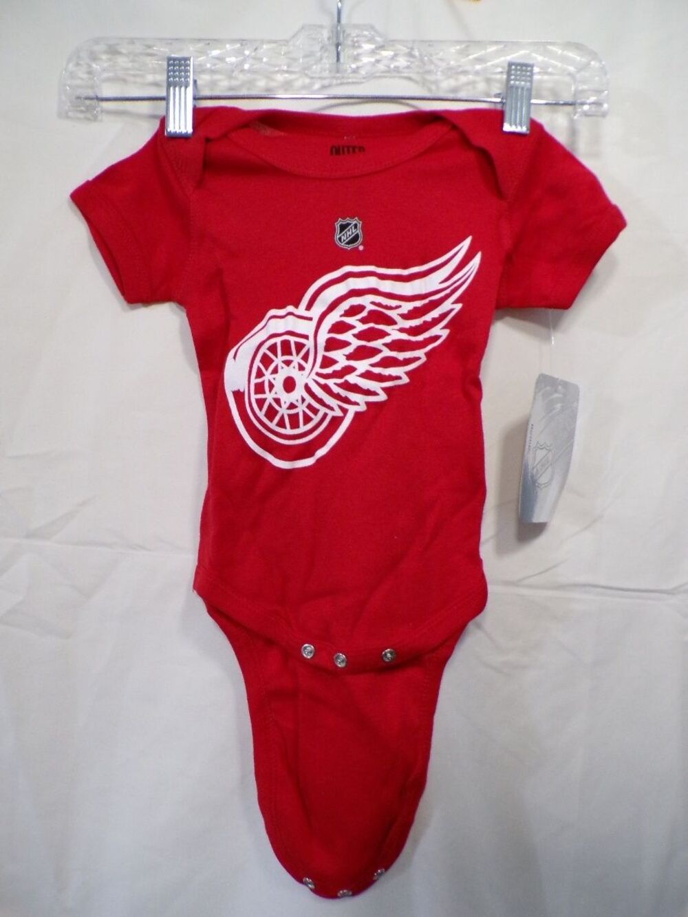 Outerstuff Detroit Red Wings Infant Bodysuit 12M Red Logo
